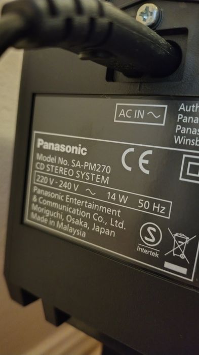 Minisistem audio Panasonic