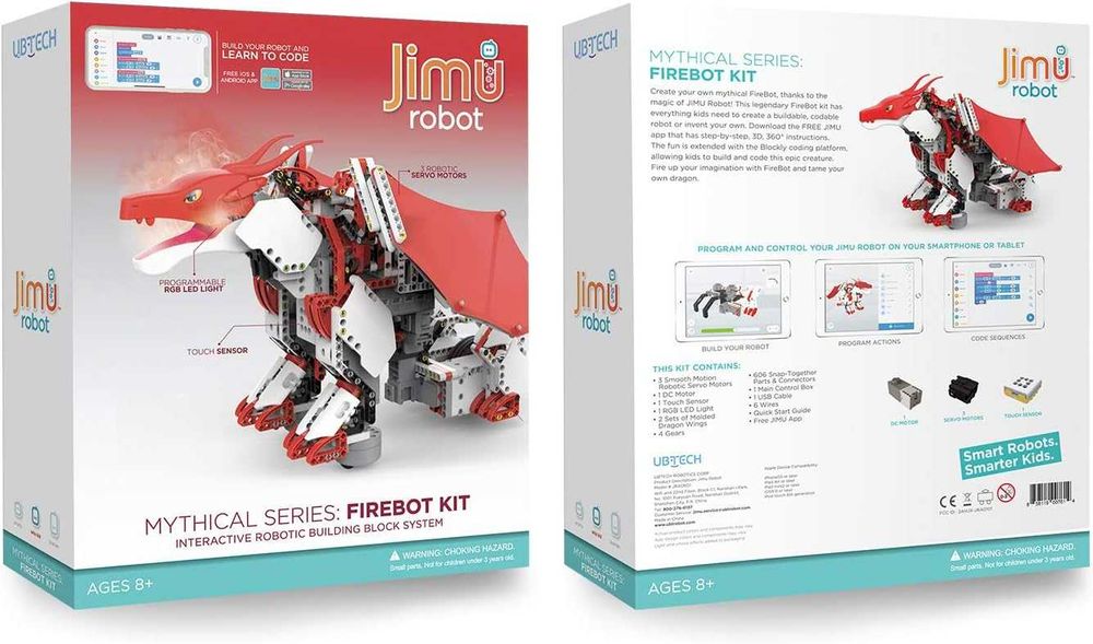 Программируемый робот-конструктор UBTECH JIMU: FireBot Kit