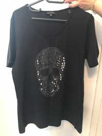 Tricou Philipp Plein SKULL Negru Original pietre Swarovski Marimea XXL