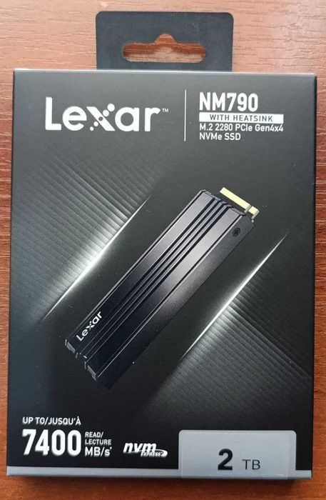 M.2. NVMe 2TB LEXAR NM790/7400/6500 MB/s
