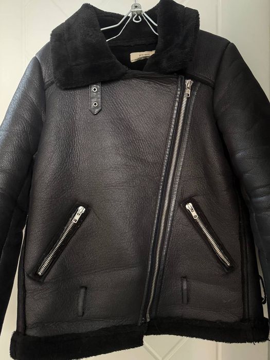 Дубленка зимняя S-M