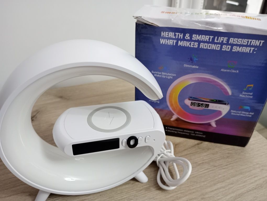 Ceas Led Radio Și Încărcător Telefon Inteligent Wireless