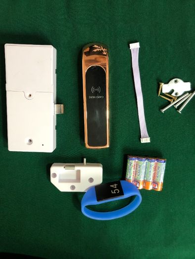 Электронные замки для шкафчиков раздевалок RFID + ЛОГОТИП