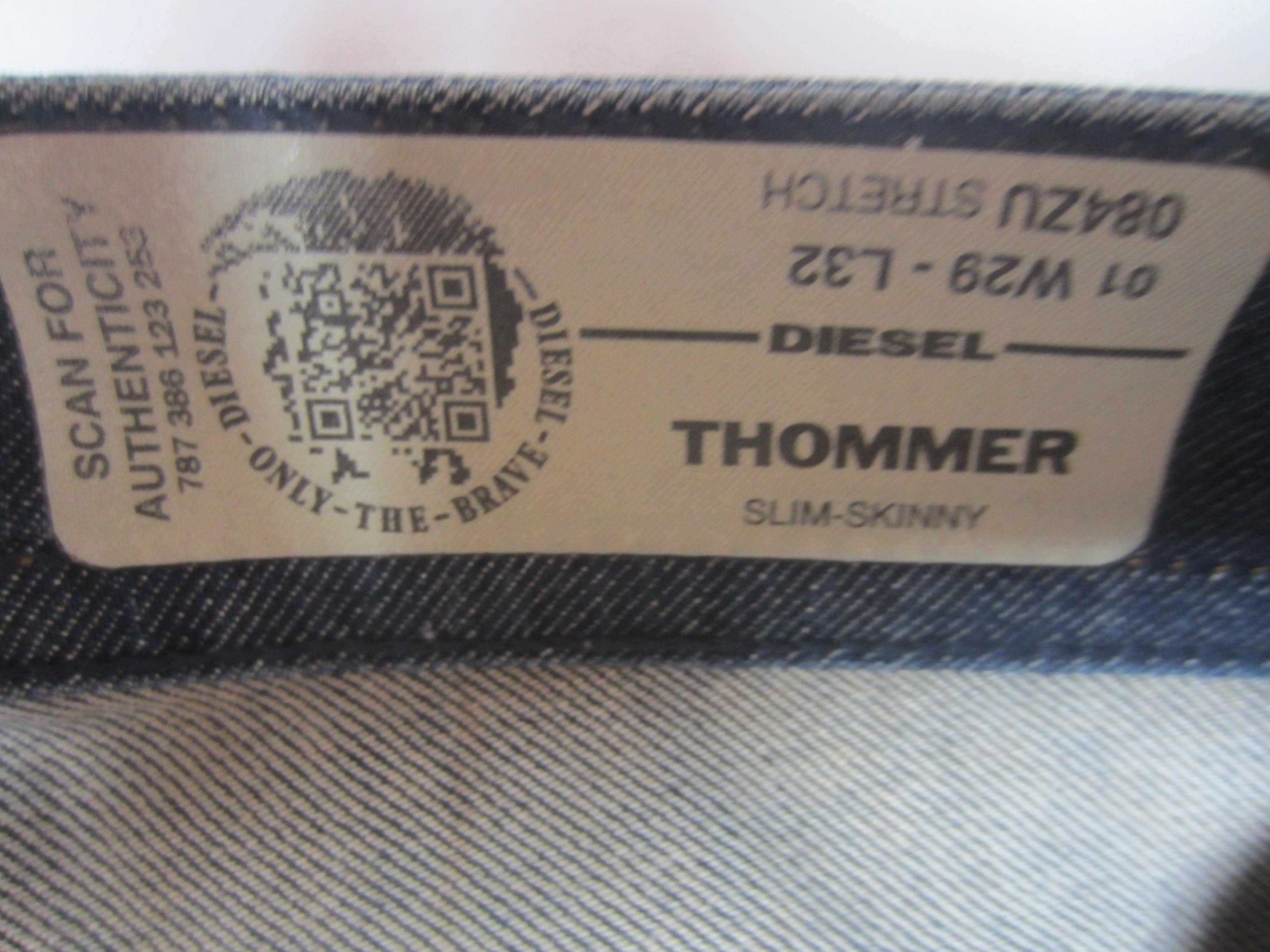 Diesel THOMMER, W29 L32,Talie=79cm,Lung=104cm,slim-skinny