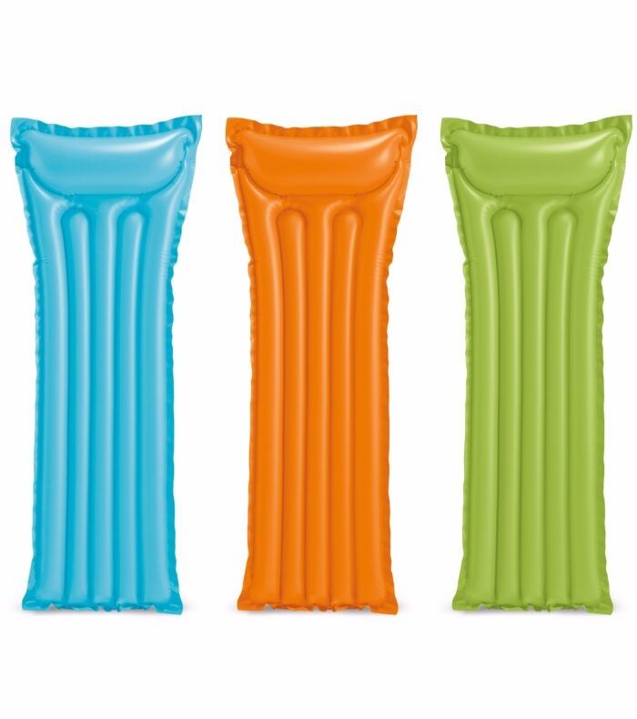 Надуваем дюшек Economats Intex, 183 х 69 см, PVC, вградена възглавница