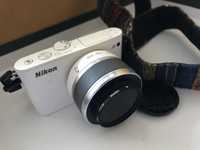 Nikon 1J3 mirrorless + 3 baterii + BONUS card, geanta, filtru