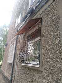 Решетки на окна кованые ,козырьки,ворота,заборы