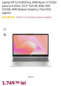 Laptop HP, nou,cu garanție Altex