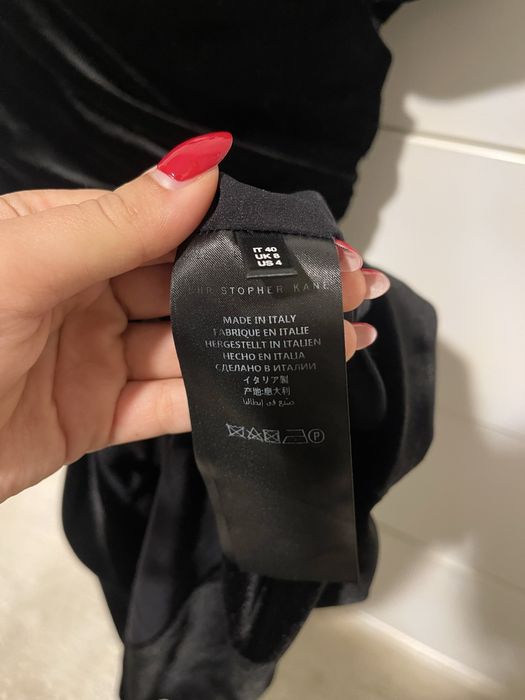 Christopher Kane оригинална дизайнерска официална мини рокля