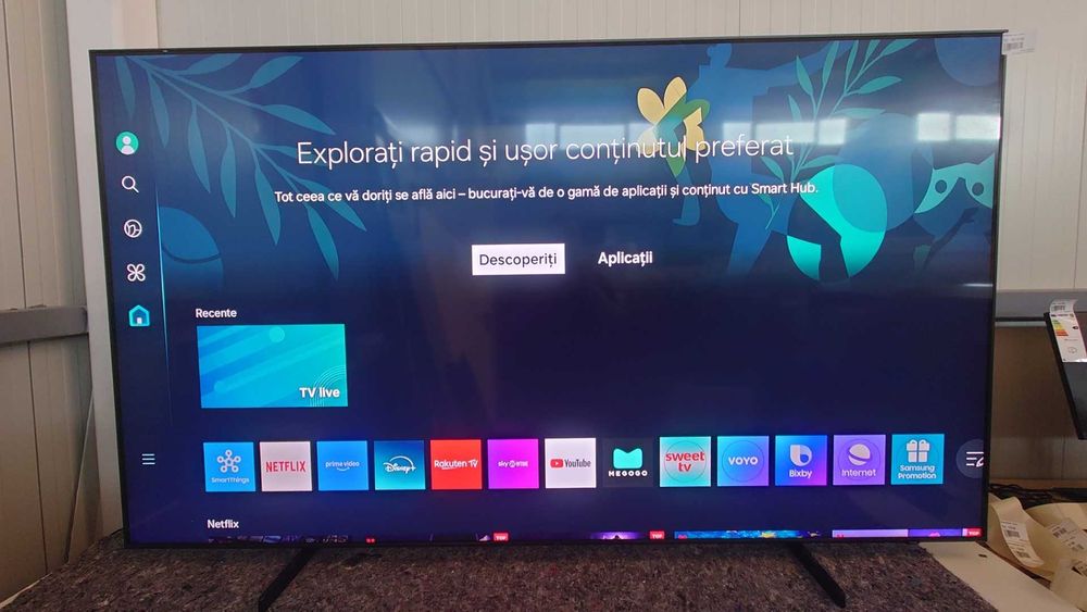 Televizor SAMSUNG QLED 85Q60D, 214 cm, Smart, 4K Ultra HD, Clasa E
