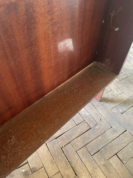 Birou vintage anii ’70–’80 – lemn furniruit – 1,08 m x 60 cm