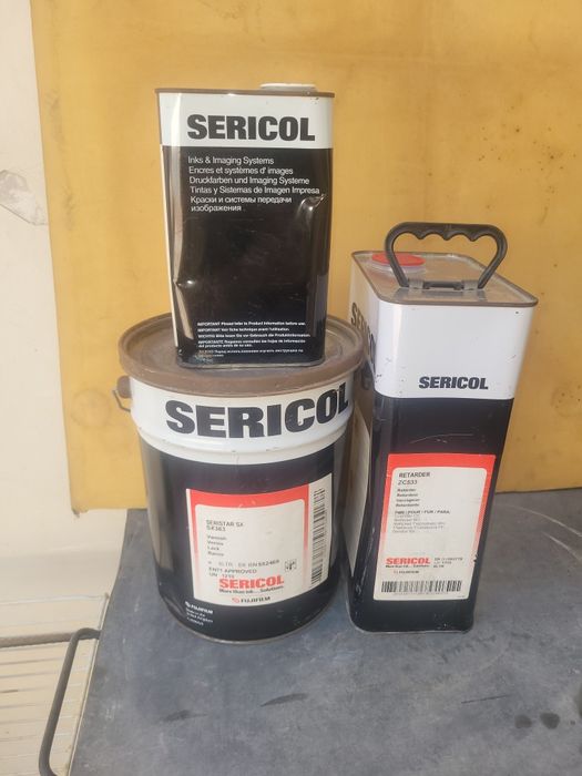 Английская краска - скречь слой