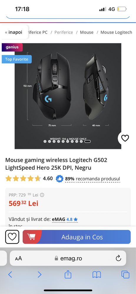 Mouse profesional nou