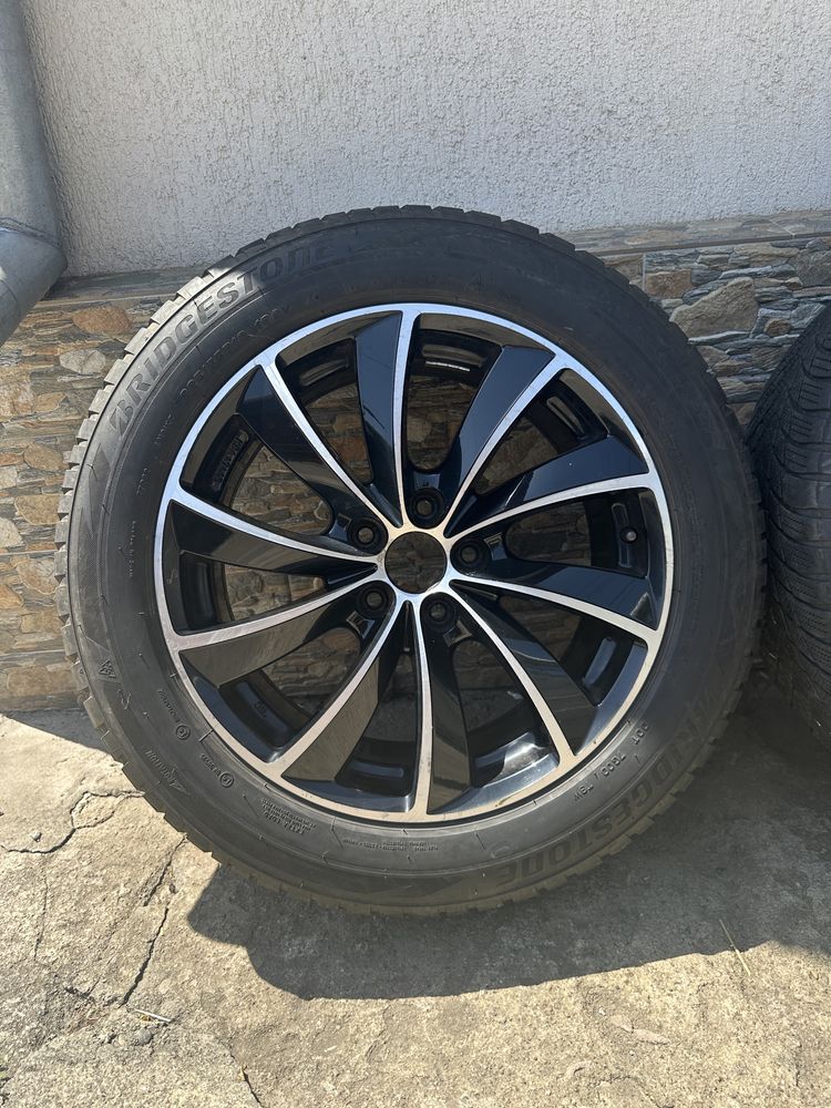 Jante bicolor 5x114,3 R18 Rial / 225 55 18 Bridgestone / Hyundai Kia