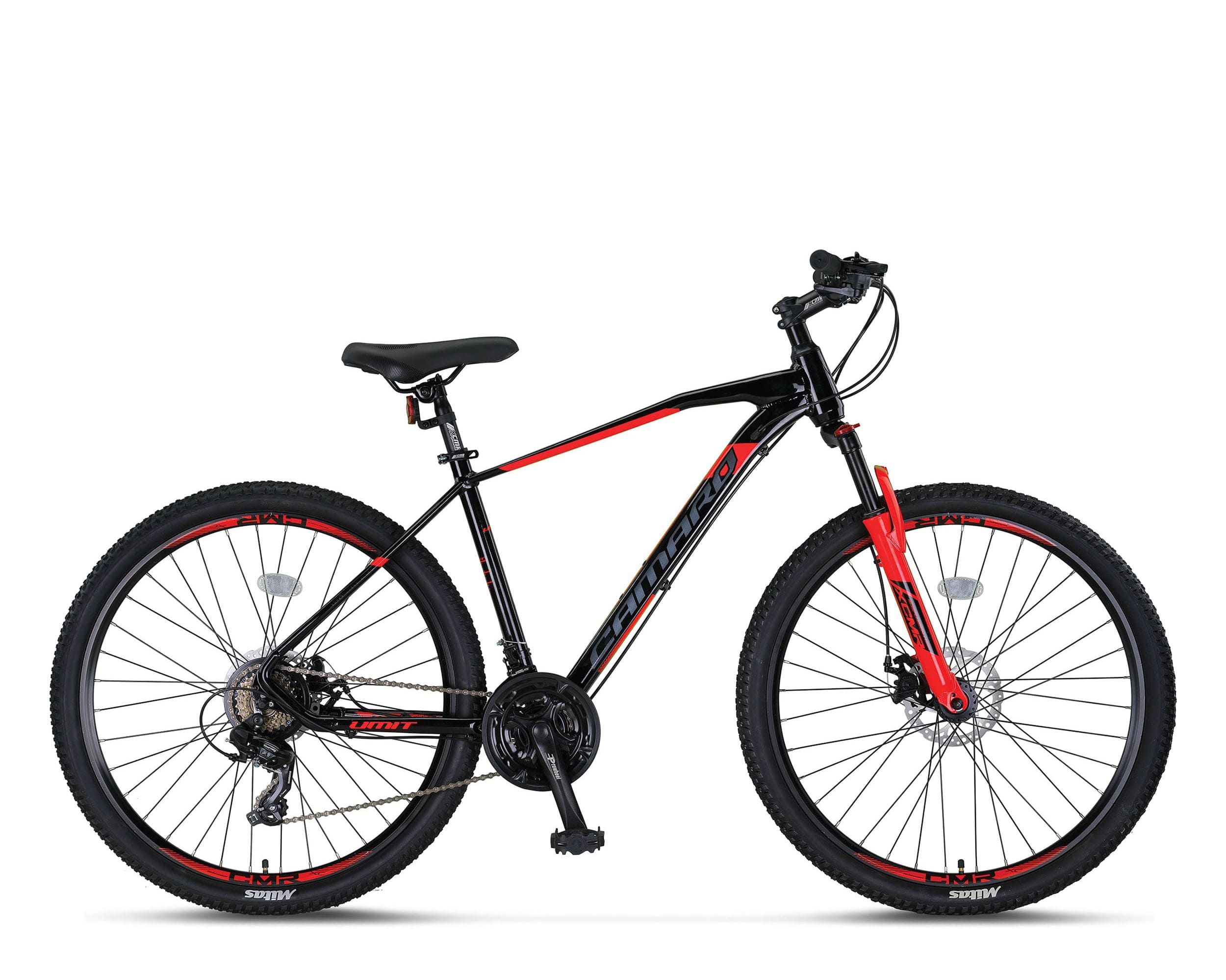 Bicicleta MTB Umit Camaro, culoare negru/rosu, roata 29", cadru 20" di