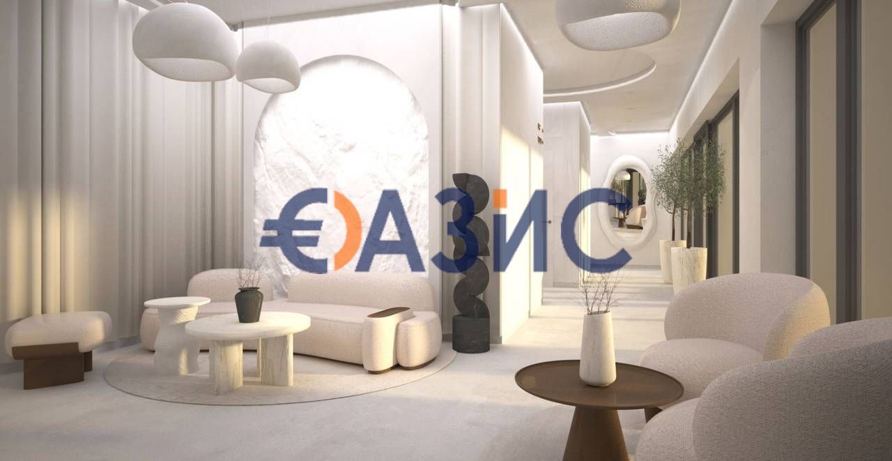Студиа в строяща се сграда J'adore Blanc от 33,51 кв.м., Слънчев бряг,