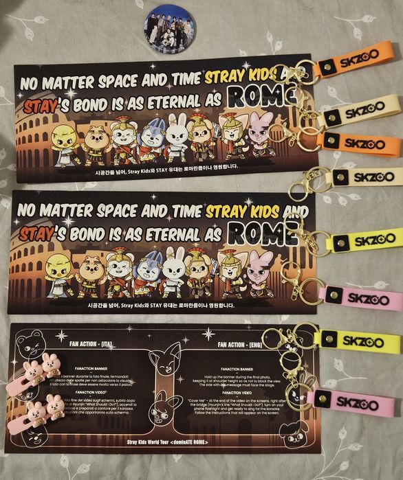 Lot brelocuri si postere Stray Kids kpop