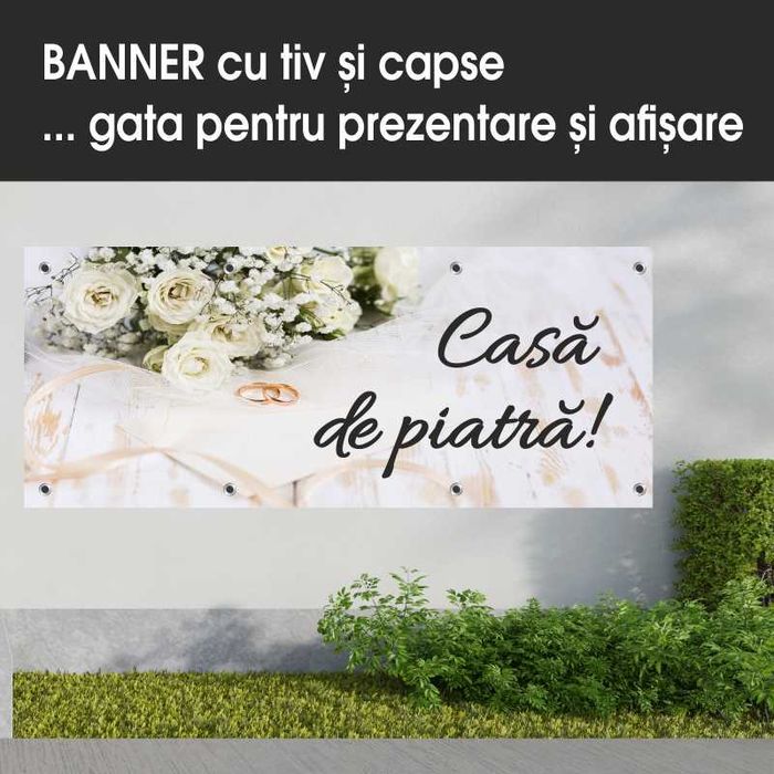 Bannere cu mesaj aniversar sau pentru evenimente private!