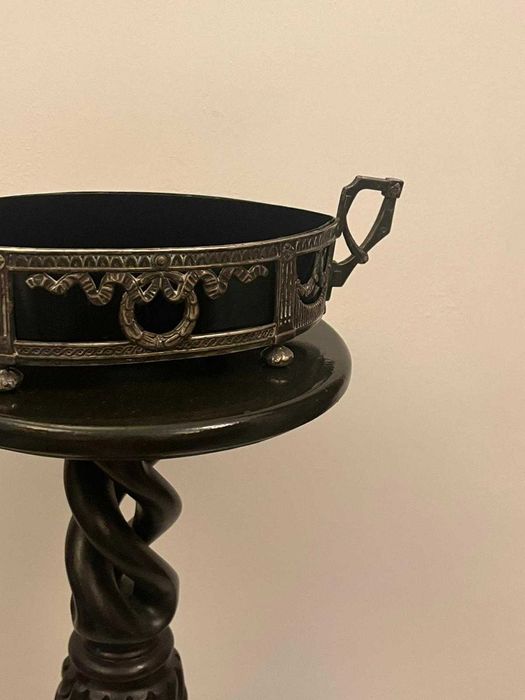 Bibelou fructiera centru de masa metalic bibelouri veche