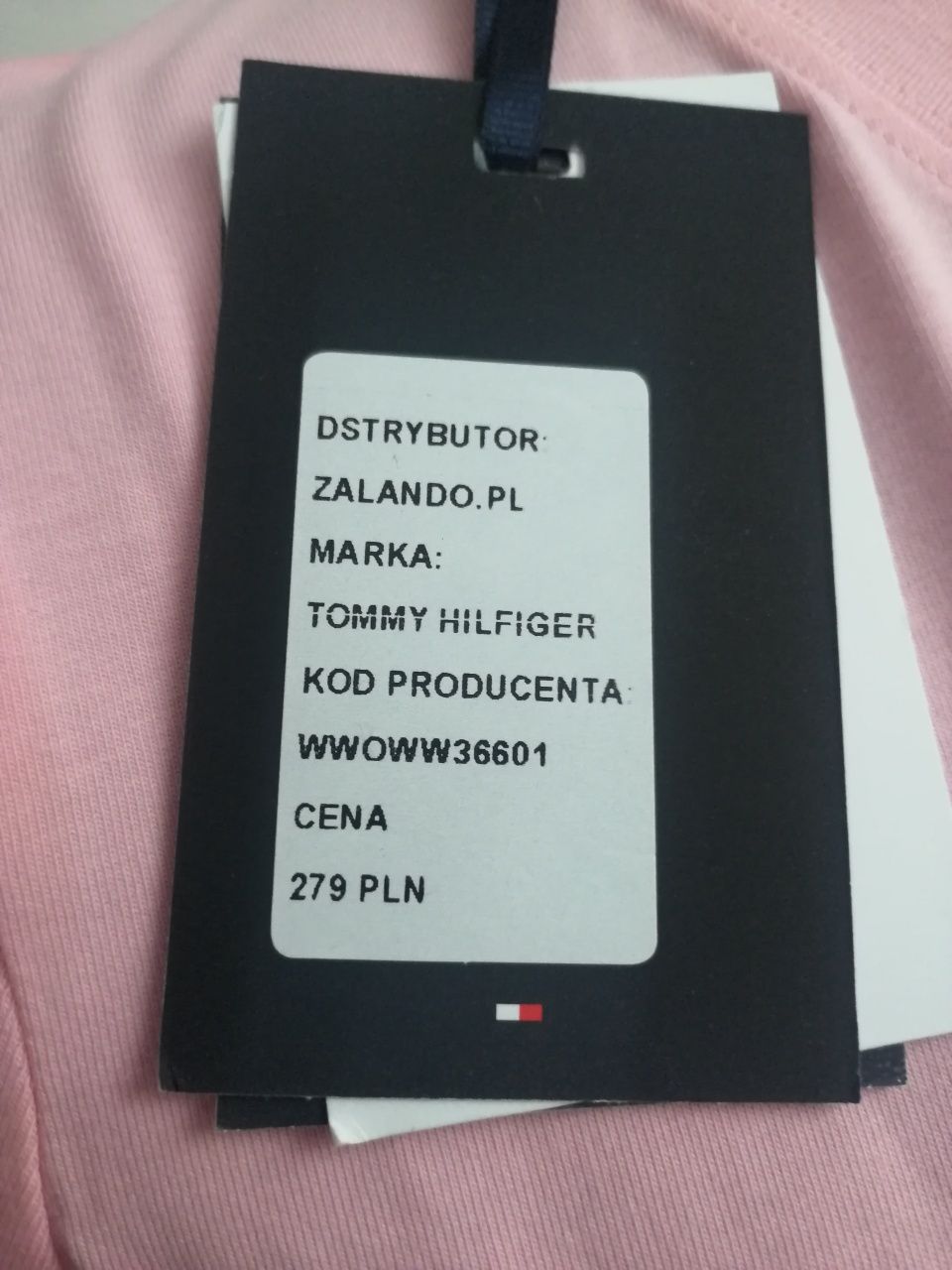 Tricou damă roz deschis, Tommy Hilfiger, mărimea S/36, nou cu etichetă