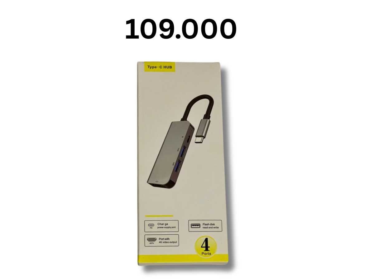 Премиум ХАБ Hub 8в1 для MacBook / iPad — HDMI, USB, Type-C, SD!