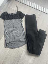 Комплект Дънки и блуза  бременни размер 36 s