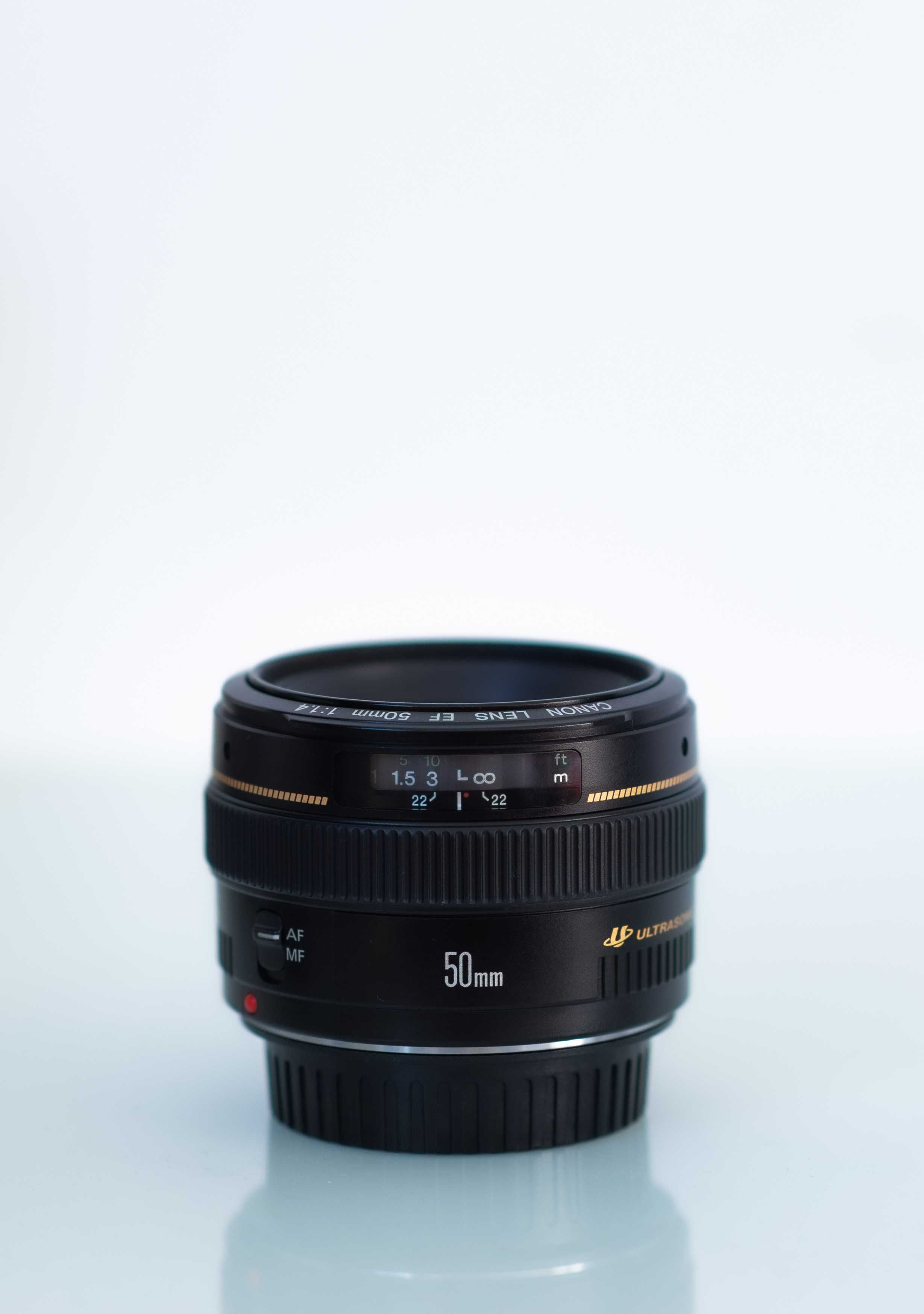 Canon 50mm f 1.4 impecabil + filtru de protectie