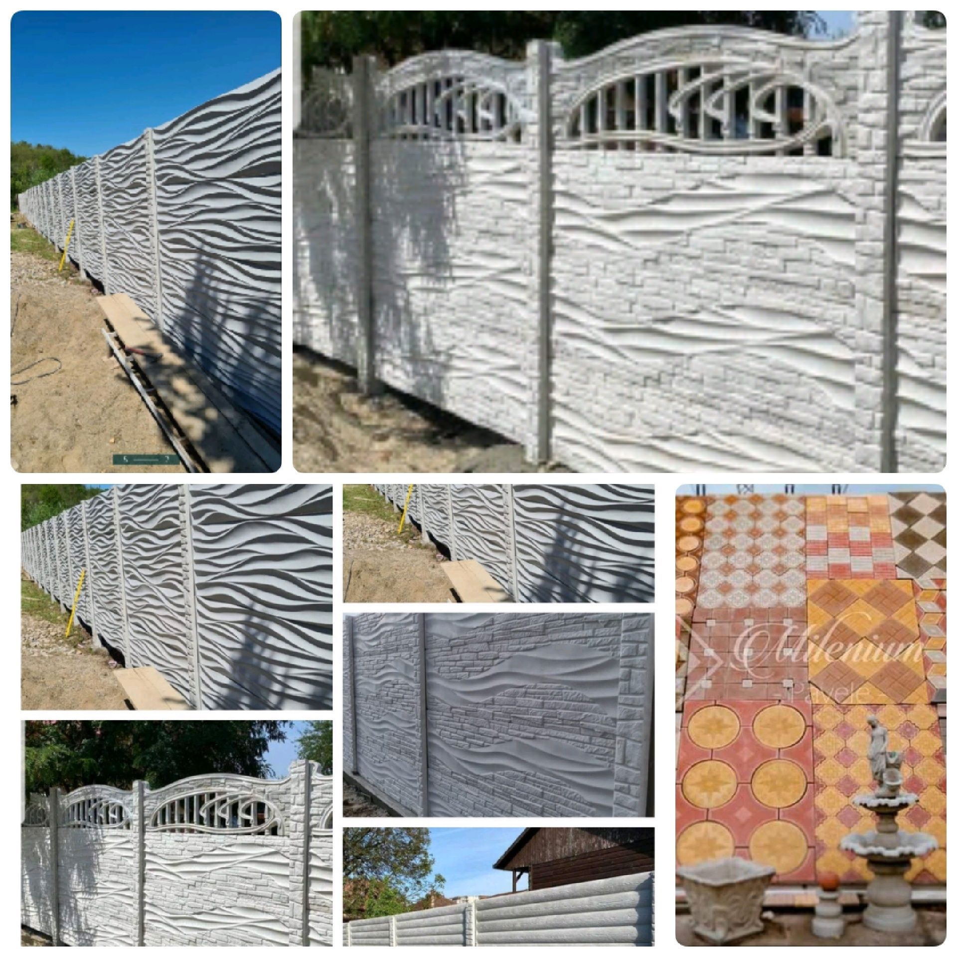 Gard beton garduri placi beton montaj București Dâmbovița Arge Prahova