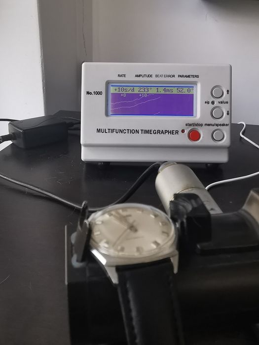 Ceas Elgin Automatic -Oțel 33 mm -Funcționează excelent !