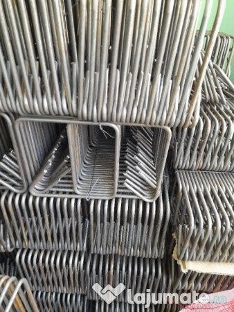 Vindem din stoc sau pe comanda etrieri din fier striat de 8mm.
Produce