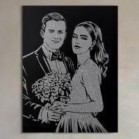 Tablou sclipici personalizate