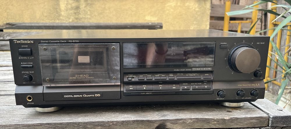Technics Stereo Cassette Deck RS-B755 Digital Quartz