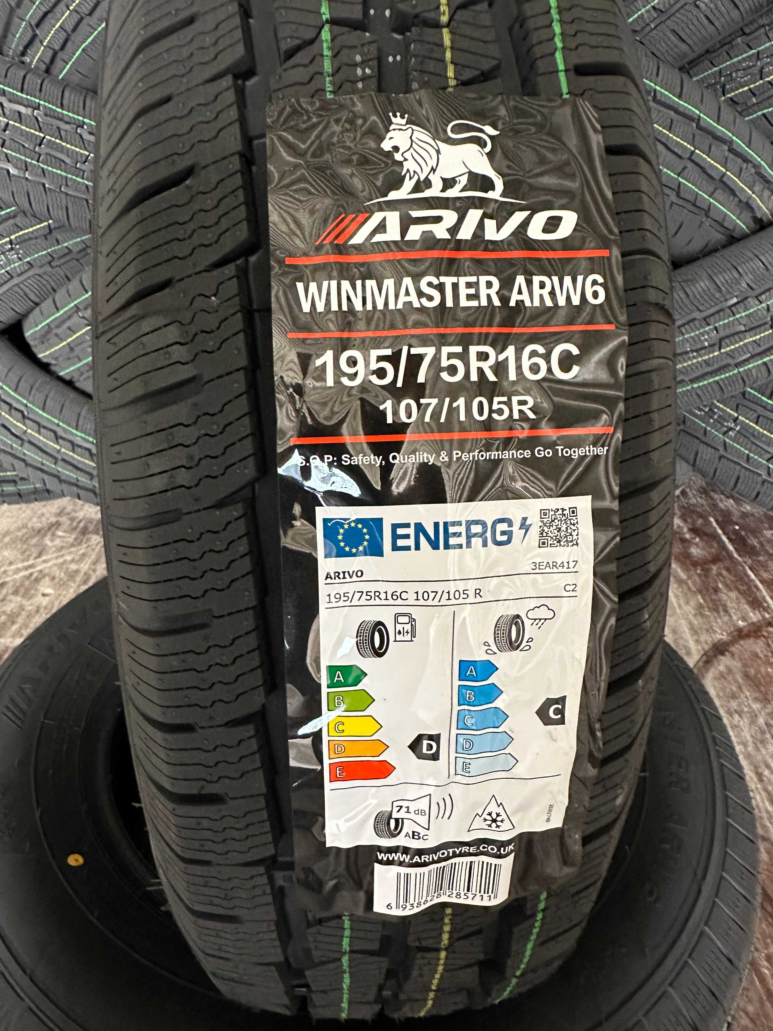 Нови зимни бусови гуми ARIVO Winmaster 195/75R16C 107/105R НОВ DOT