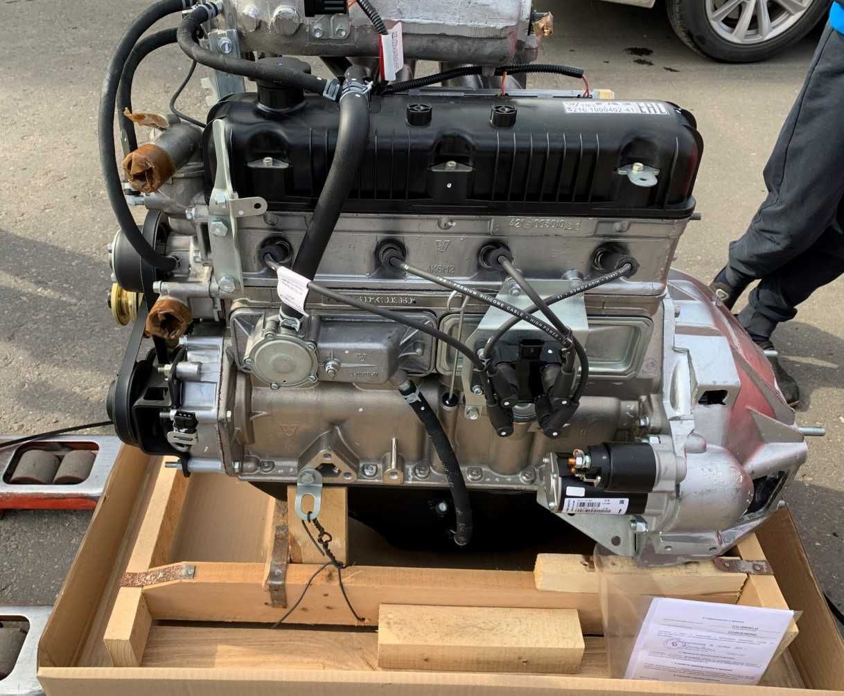Двигатель УМЗ-4216 газель сотка инжектор Евро3 чугунный блок цилиндров