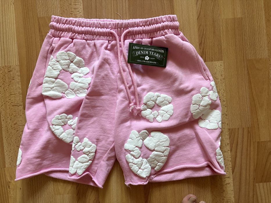 Pantaloni denim tears roz marimea M