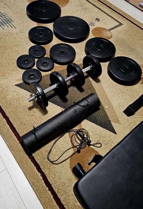 Set Greutăți+bancă