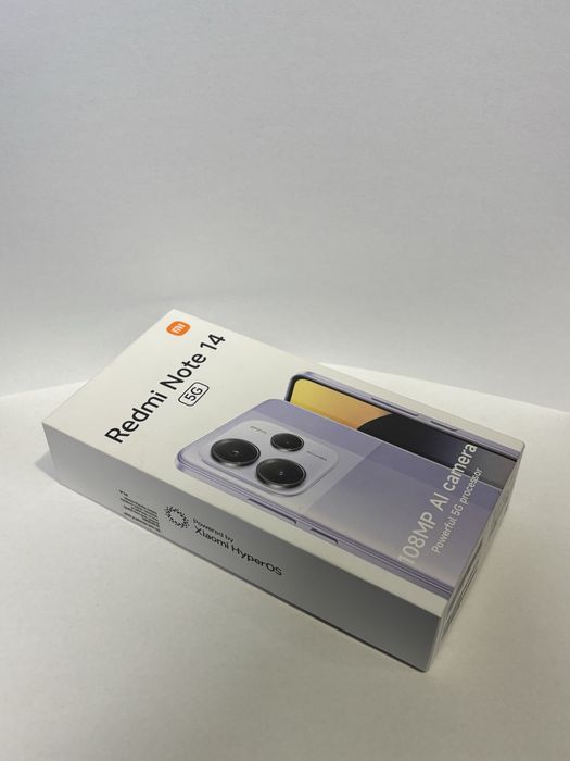 MDM vinde: Xiaomi Redmi Note 14 5G, 256GB, Midnight Black.