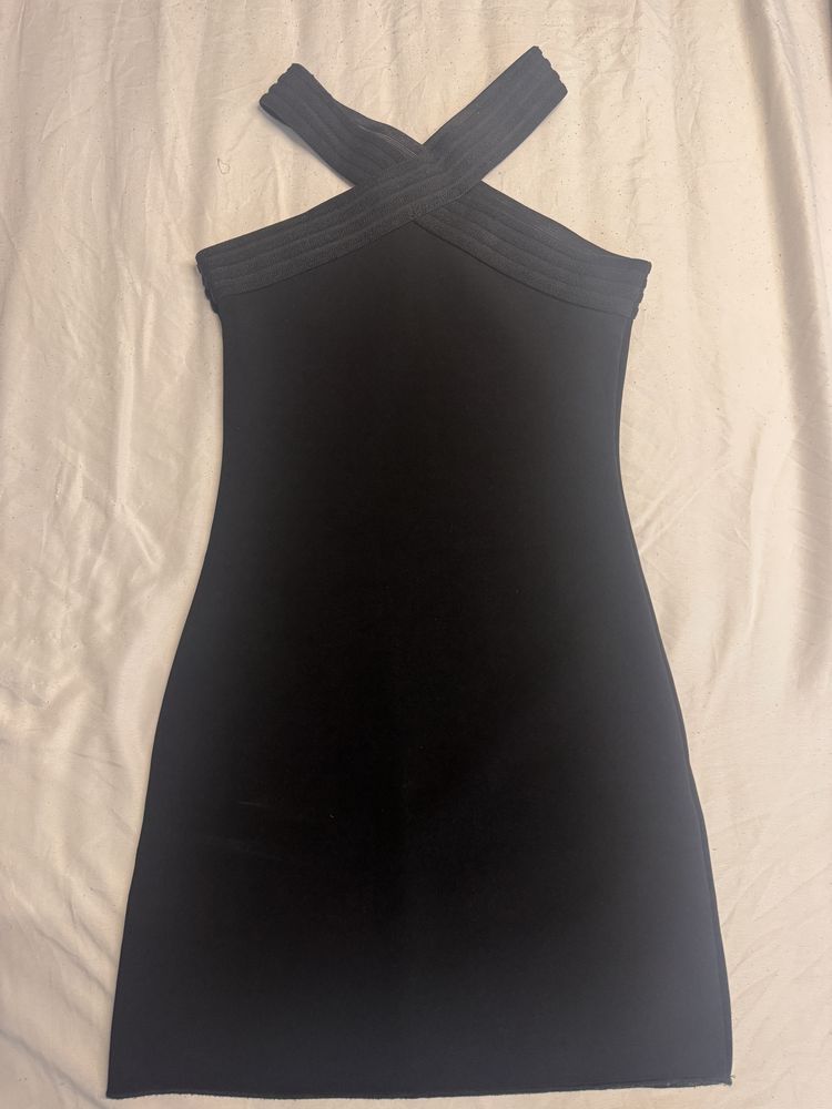 Черна стилна рокля Zara