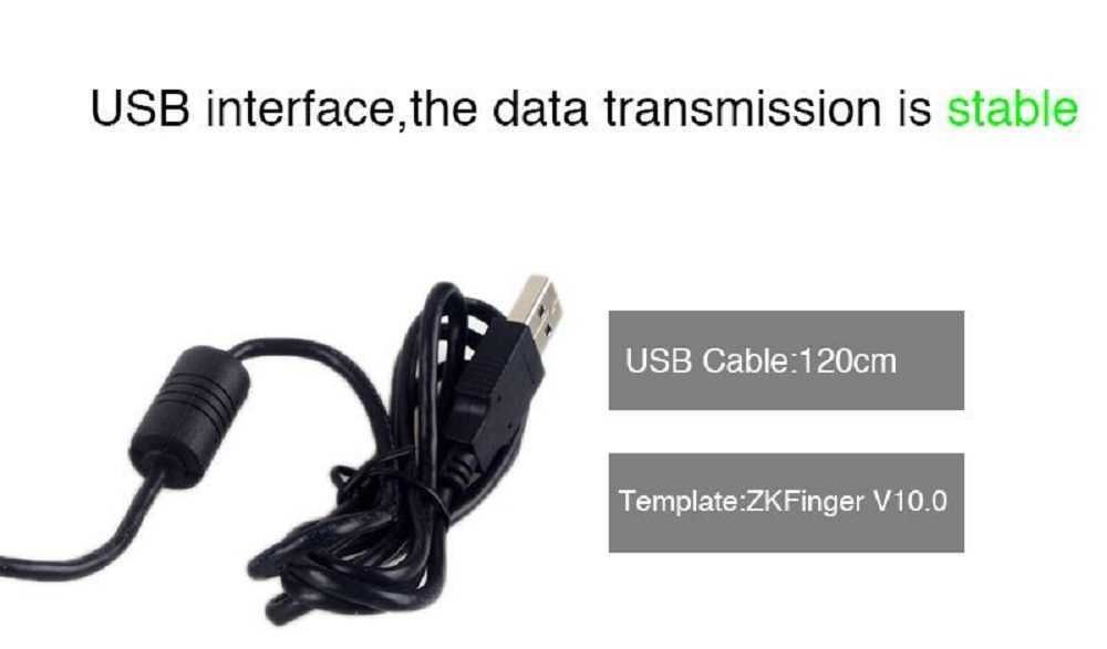 ZKTeco ZK4500 Biometric USB Fingerprint Reader / Отпечатка zkt 4500