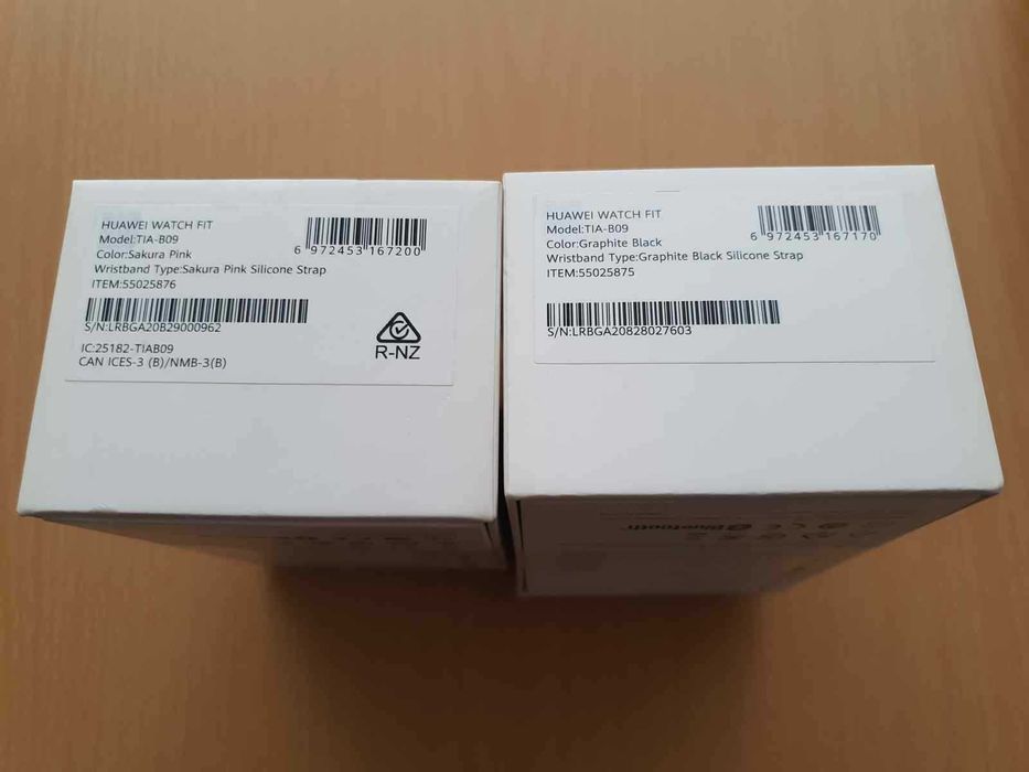 Smartwatch Huawei Watch Fit Sakura Pink Roz, Black Negru Nou, Sigilat