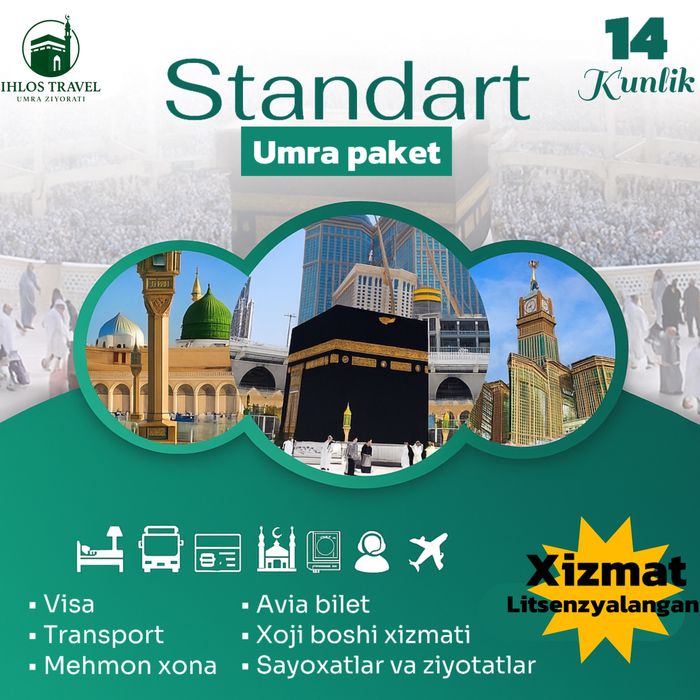 Умра зиёорати-2025  Umra ziyorati-2025