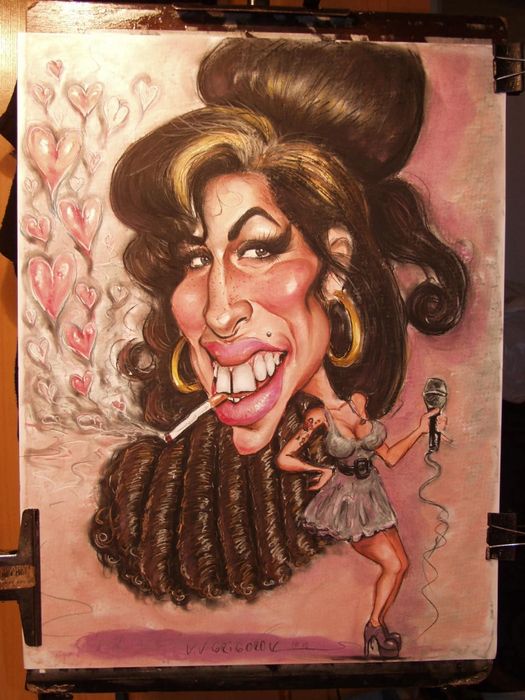 Карикатури по снимка и на живо