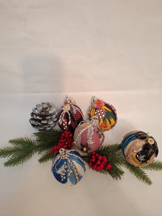 Елочные шары ручной работы