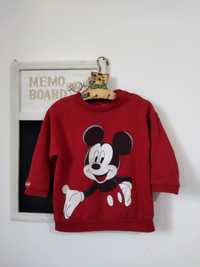 Bluza molton H&M Mickey Mouse băieți 12-18-24 luni 86/92