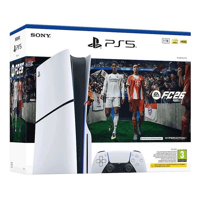 Новая Sony PlayStation 5 Slim + диск FC26 \ магазин GAMEtop \ 0-0-24