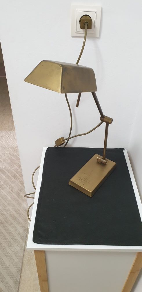 Lampa veioza vintage colectie alama Koch & Lowy SUA 1950