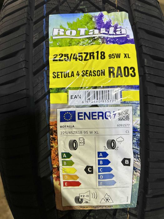 Всесезонен спорт пакет ROTALLA 225/45R18 95W XL 245/40R18 97W XL