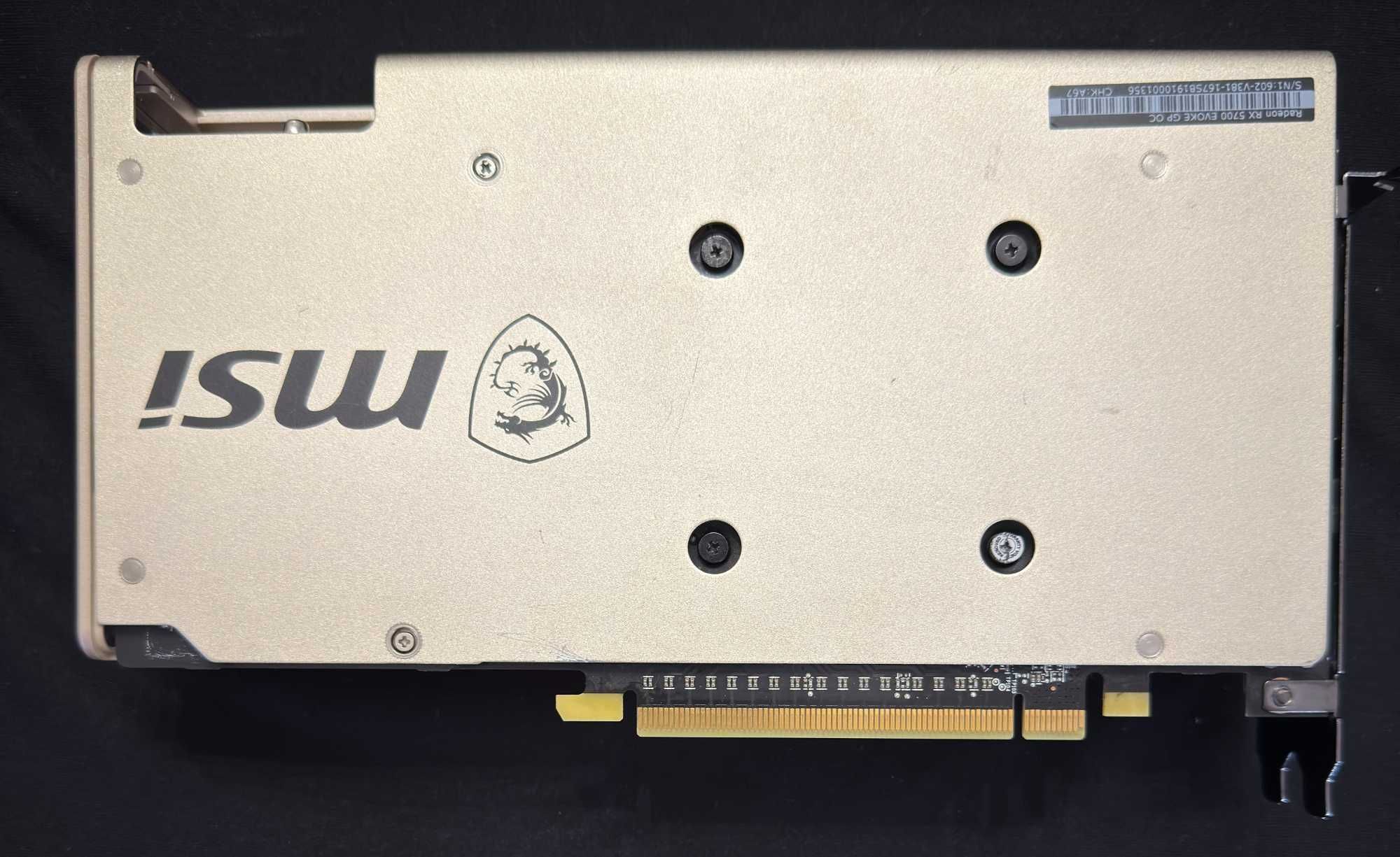 ТОП състояние Видео карта GPU MSI RX 5700 EVOKE GP OC 8G 256bit GDDR6