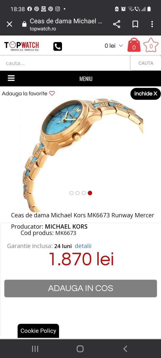 Ceas damă Michael kors