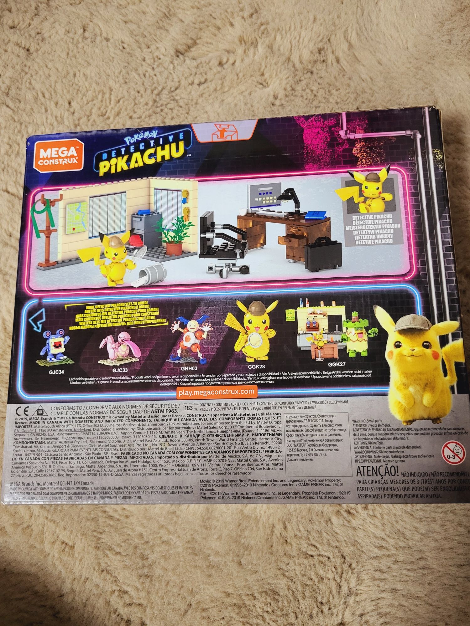 Joc Pokemon Mega Construx- Pikachu detective